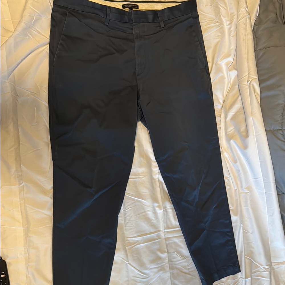Banana Republic Navy Chinos 36x30